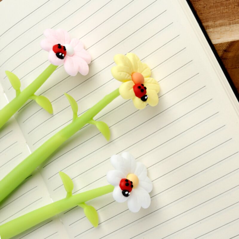 Giardino botanico Ladybug Flower Fine Writer Penna - Nero