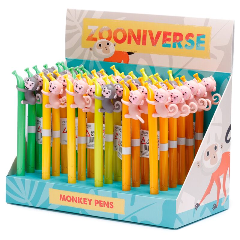 Banana Monkey Fine Writer Penna - Black