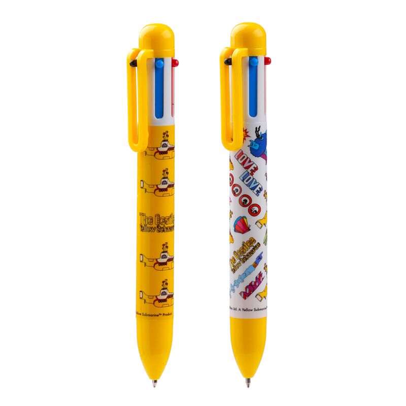 The Beatles Yellow Submarine Penna multi -colorata (6 colori)