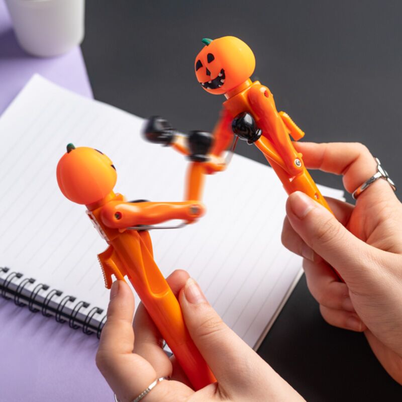 Spook Pumpkin Boxing Pvc Pen - Nero