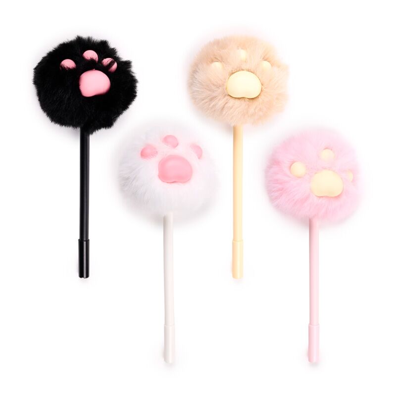 Penna pom pom per scrittore di Beans Co Cats