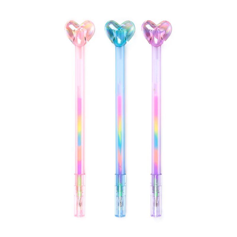 Penna a inchiostro arcobaleno Amore Heart
