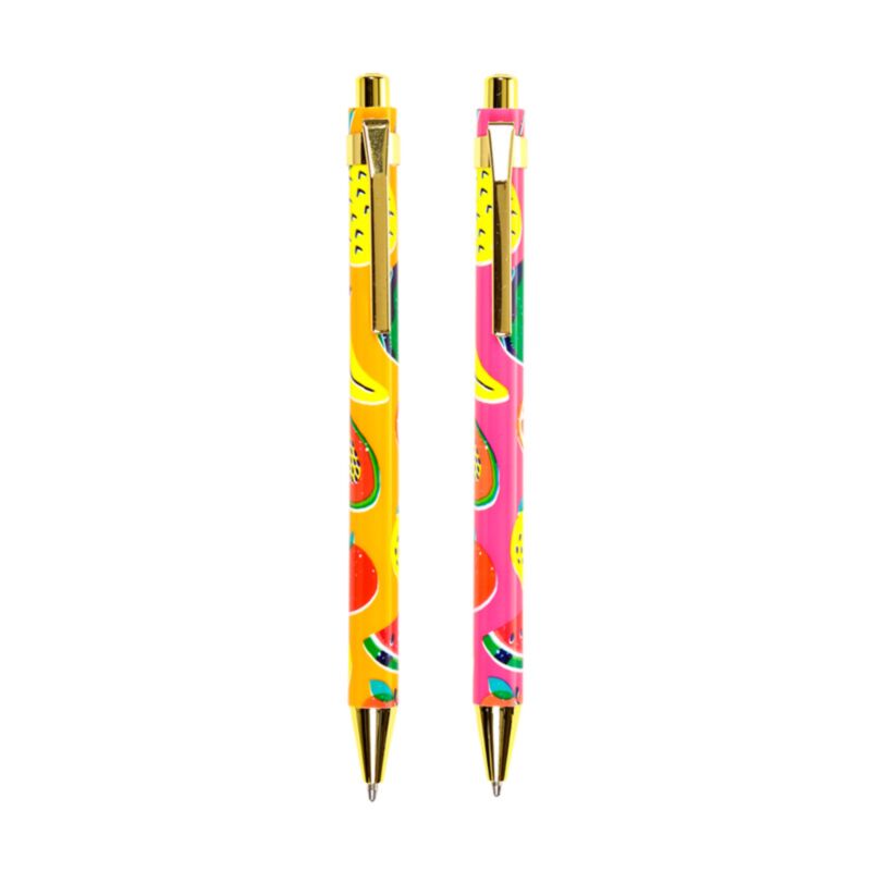 Summer Fruit Duo Pen set nero