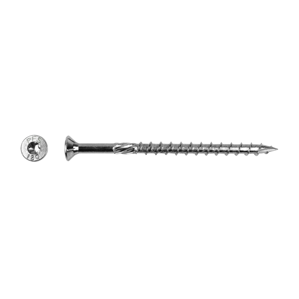 Pgb-europa pfs+ | tornillo pfs para construcción en madera vzk t25 ø 5x120 zn | 200 piezas pfevtg001005001203