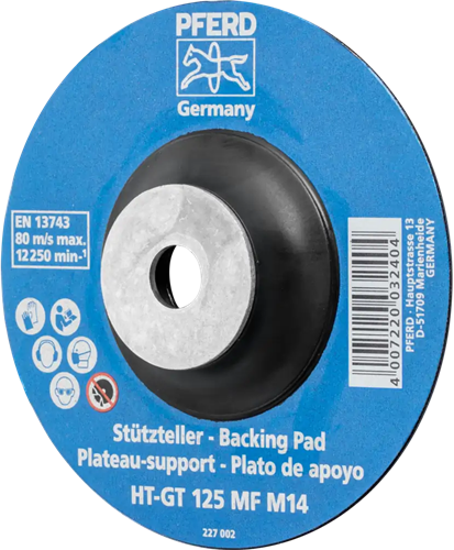 Plato de apoyo Pferd 125mm m14