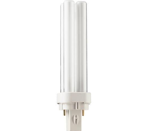Philips master pl-c lámpara 13w 827 2p g24d-3 blanco extra cálido
