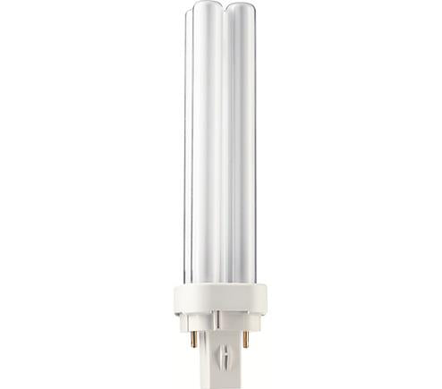 Philips master pl-c lámpara 18w 830 2p g24d-3 blanco cálido