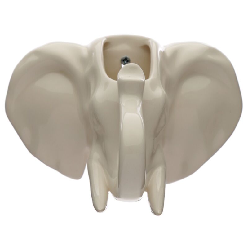 Decoración de la pared de la cabeza de elefante cerámica