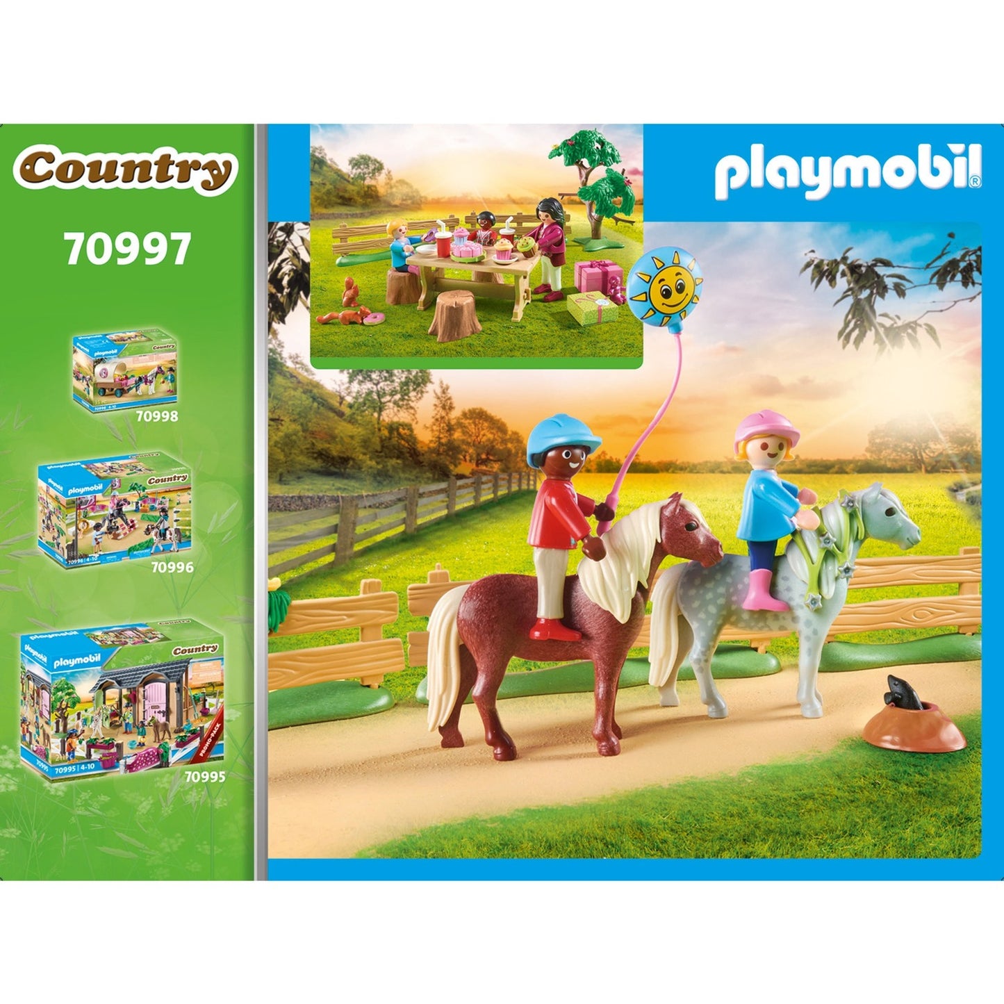 Playmobil Country Children's Birthday Party al Pony Farm 70997