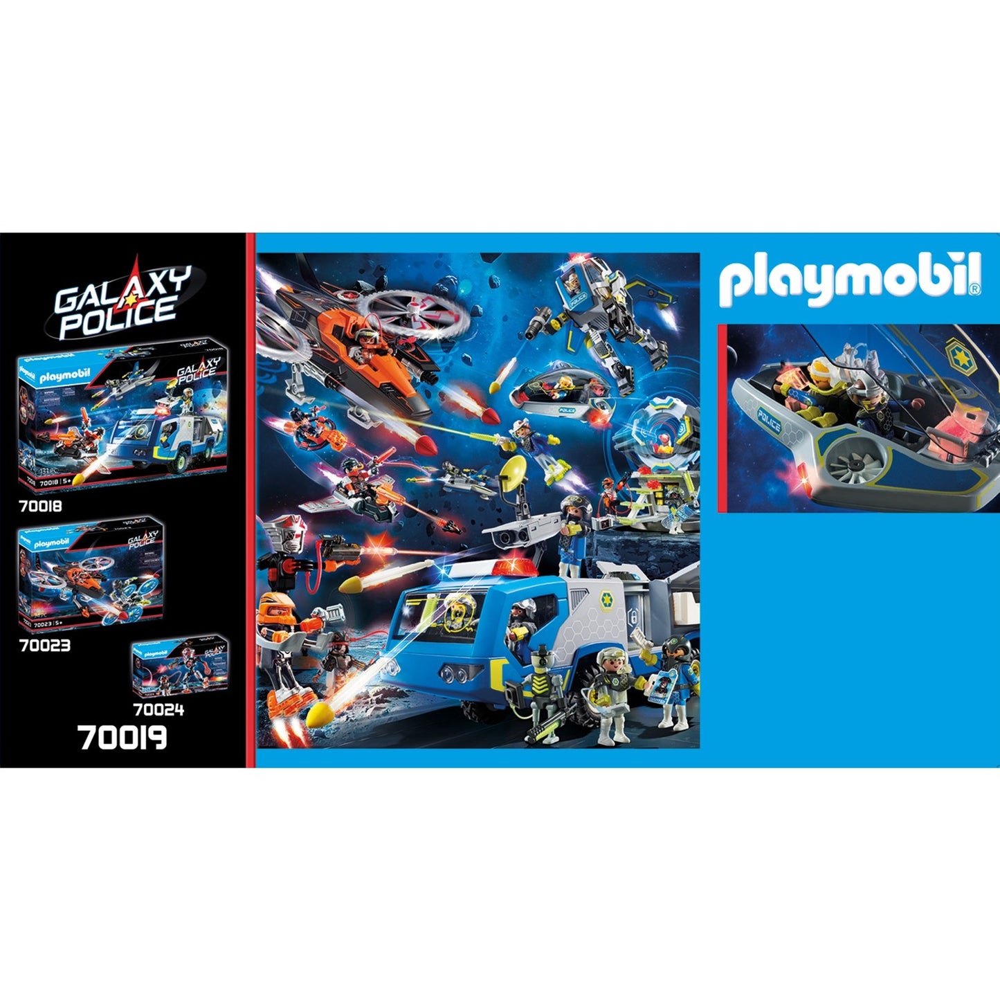 PLAYMOBIL Galaxy Police Galaxy politie glider
