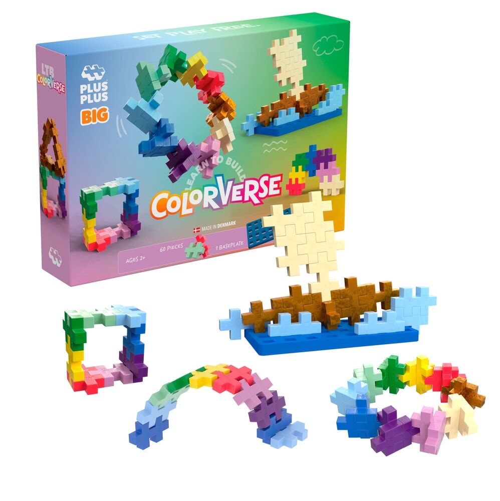 Plus plus big impara a costruire - colorverse plus-plus big (3998)