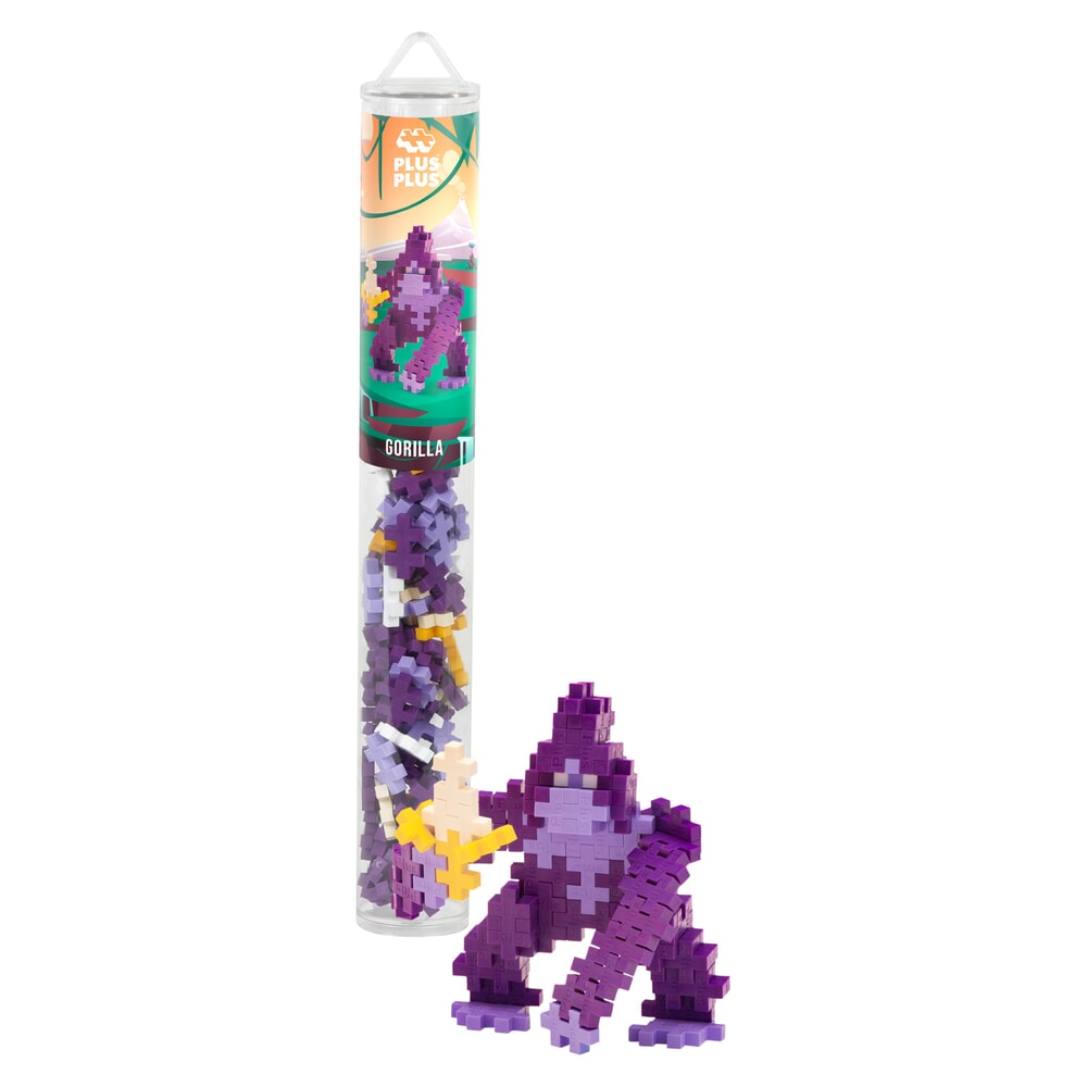Plus plus plus-plus gorila: tubo de 100 piezas (4322)