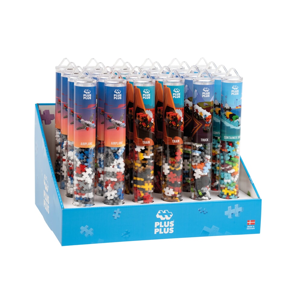 Plus plus trasporto Espositore tubo da 24 pezzi plus-plus (7410)