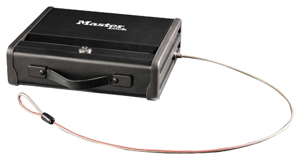 Caja fuerte compacta Masterlock con cable de montaje - tamaño s - construcción de acero - pp1kml