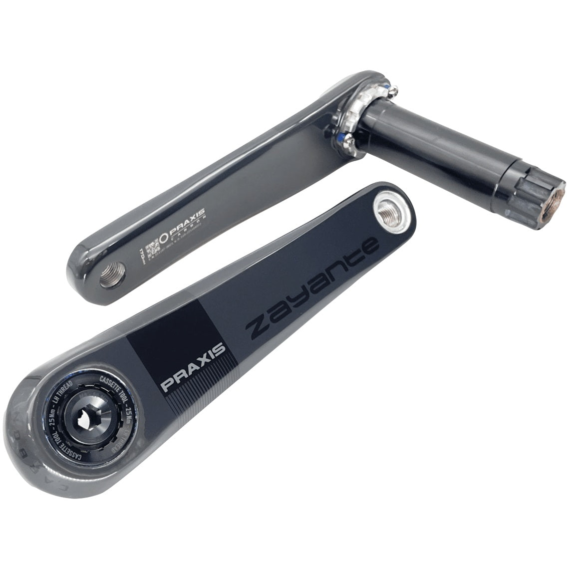 Guarnitura Praxis zayante carbonio m30 175mm (set bracci)