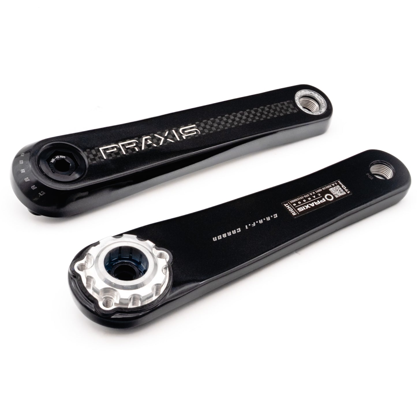 Guarnitura Praxis e-race tq-hpr40 carbonio 165mm