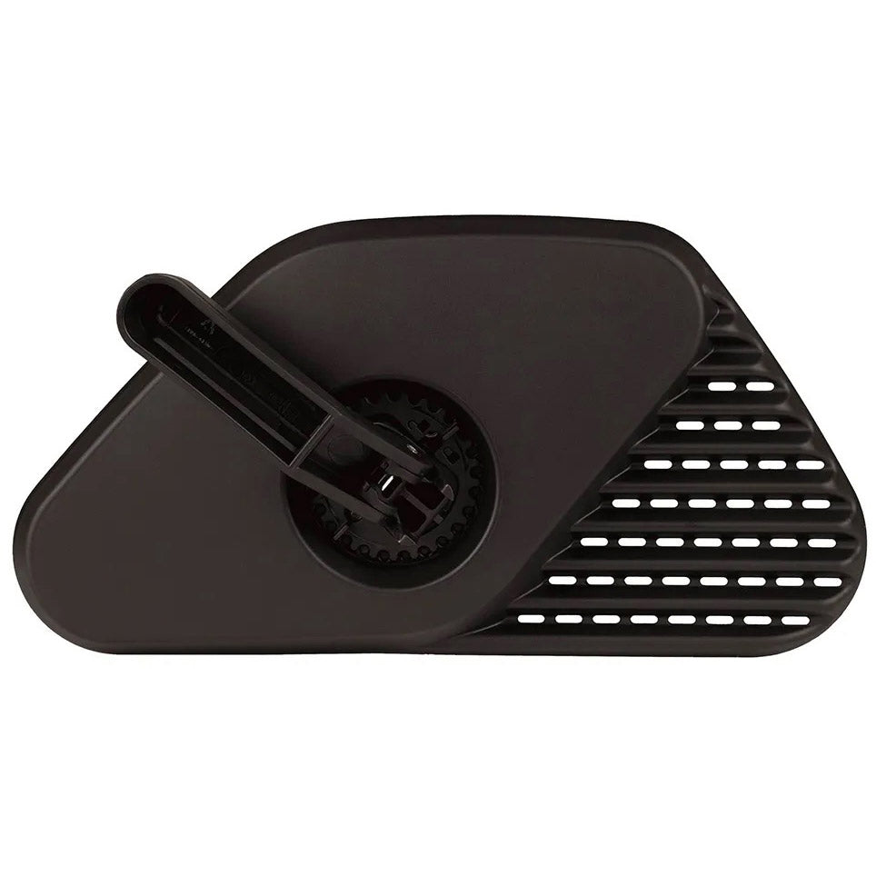 Reposapiés Polisport con placa protectora junior negro