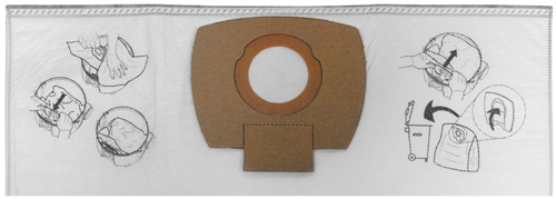 Bolsa de aspiradora de vellón de makita