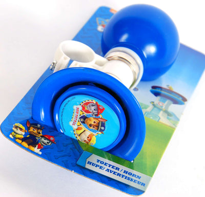Patrulla de pata de cuerno en bicicleta de 13 cm azul