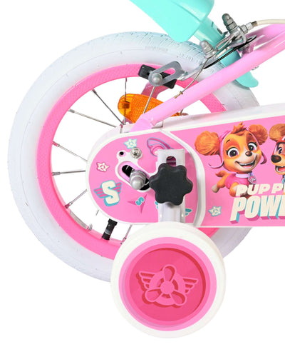 Bicicletta per bambini Volare Paw Patrol - ragazze - 12 pollici - rosa - due freni a mano