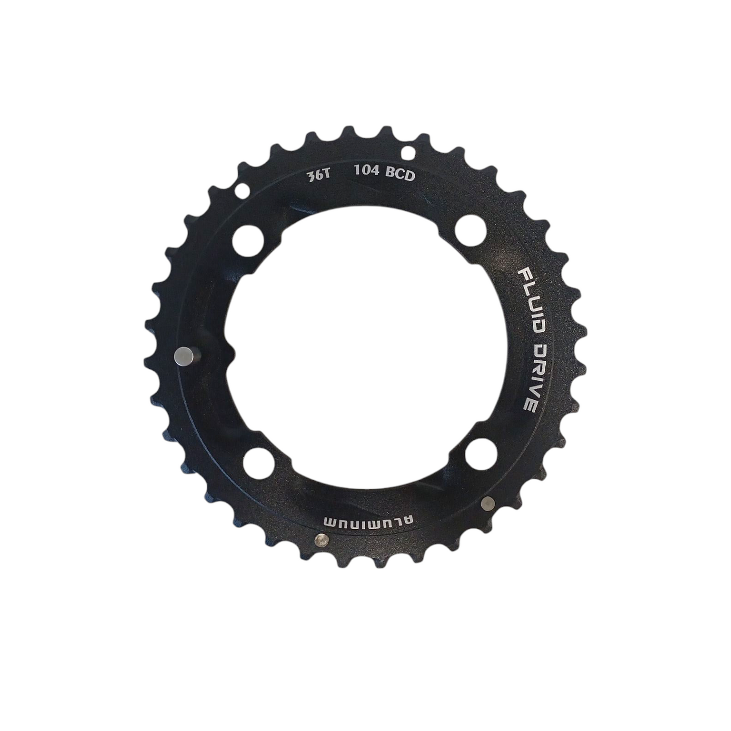 SunRace 36T con catena Top CRMS660, BCD 104mm, nero