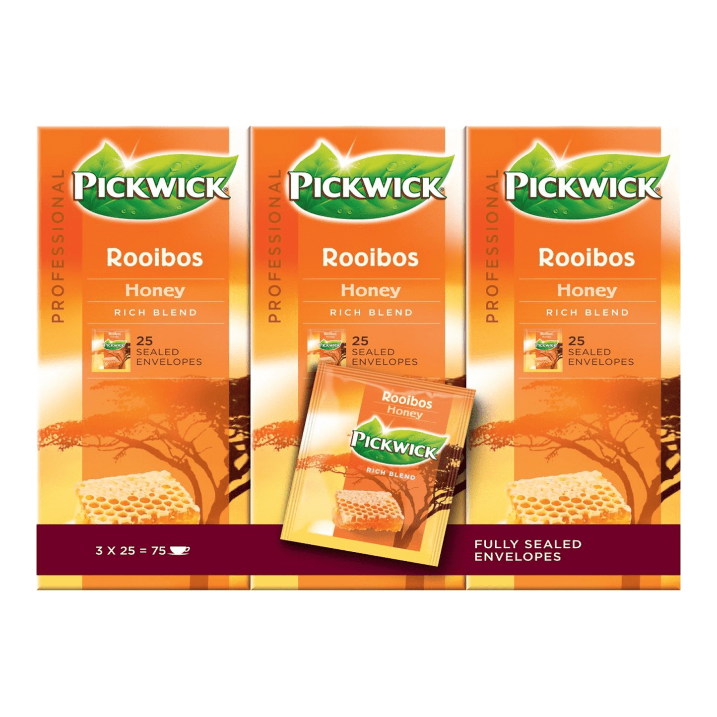Pickwick professional rooibos honing (75x1,5gr)