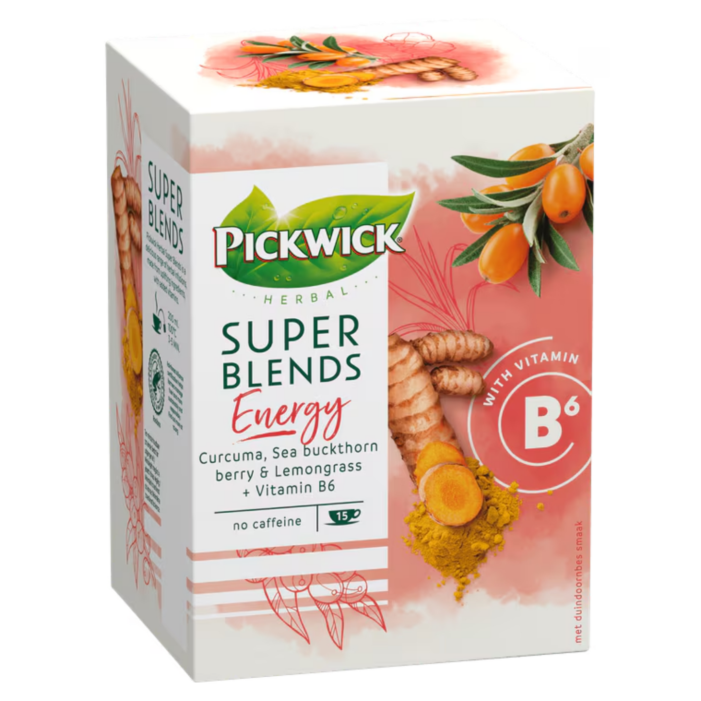 Pickwick super blends energía 1,5gr (4x 15 piezas)