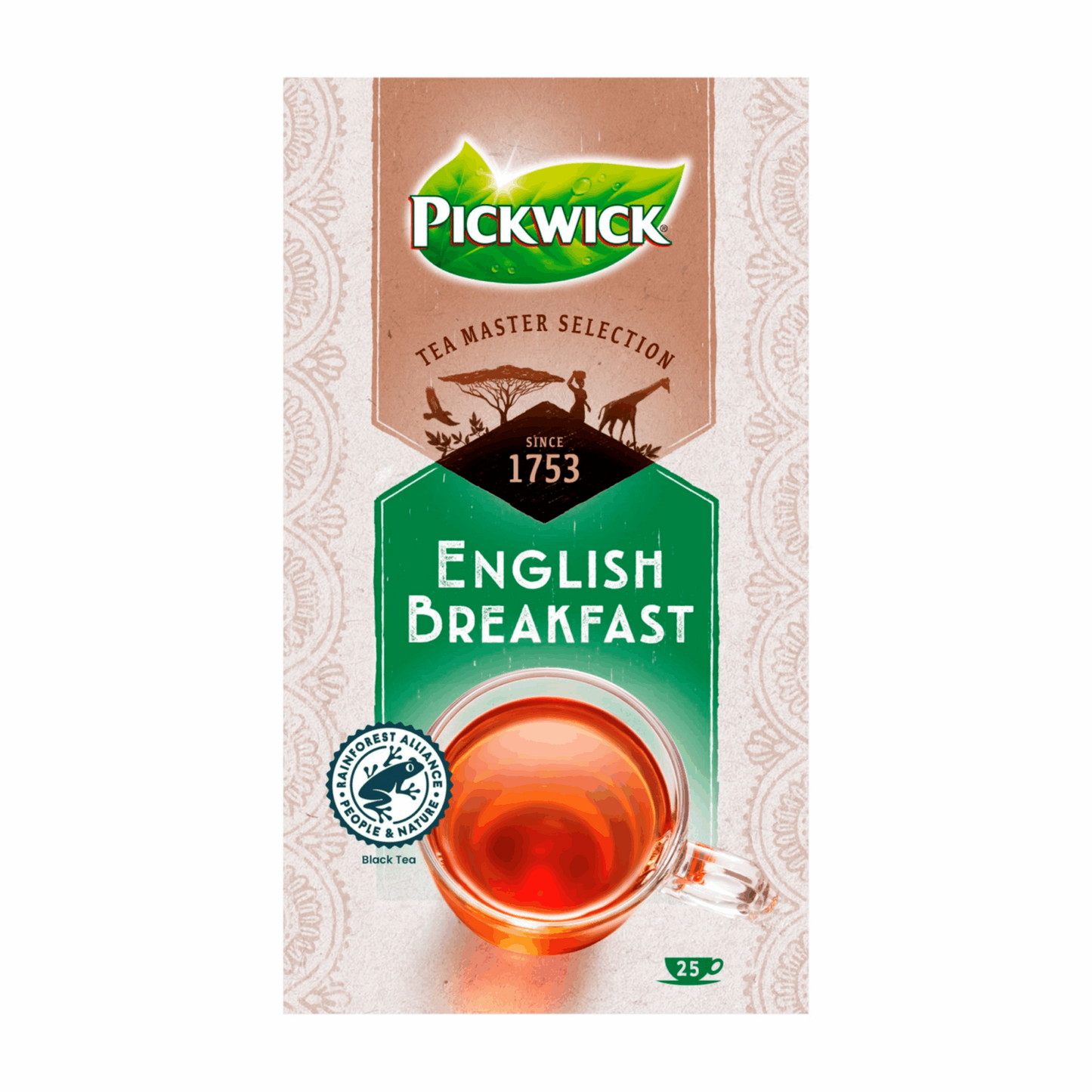 Pickwick tea master selection english breakfast (4x25 stuks)