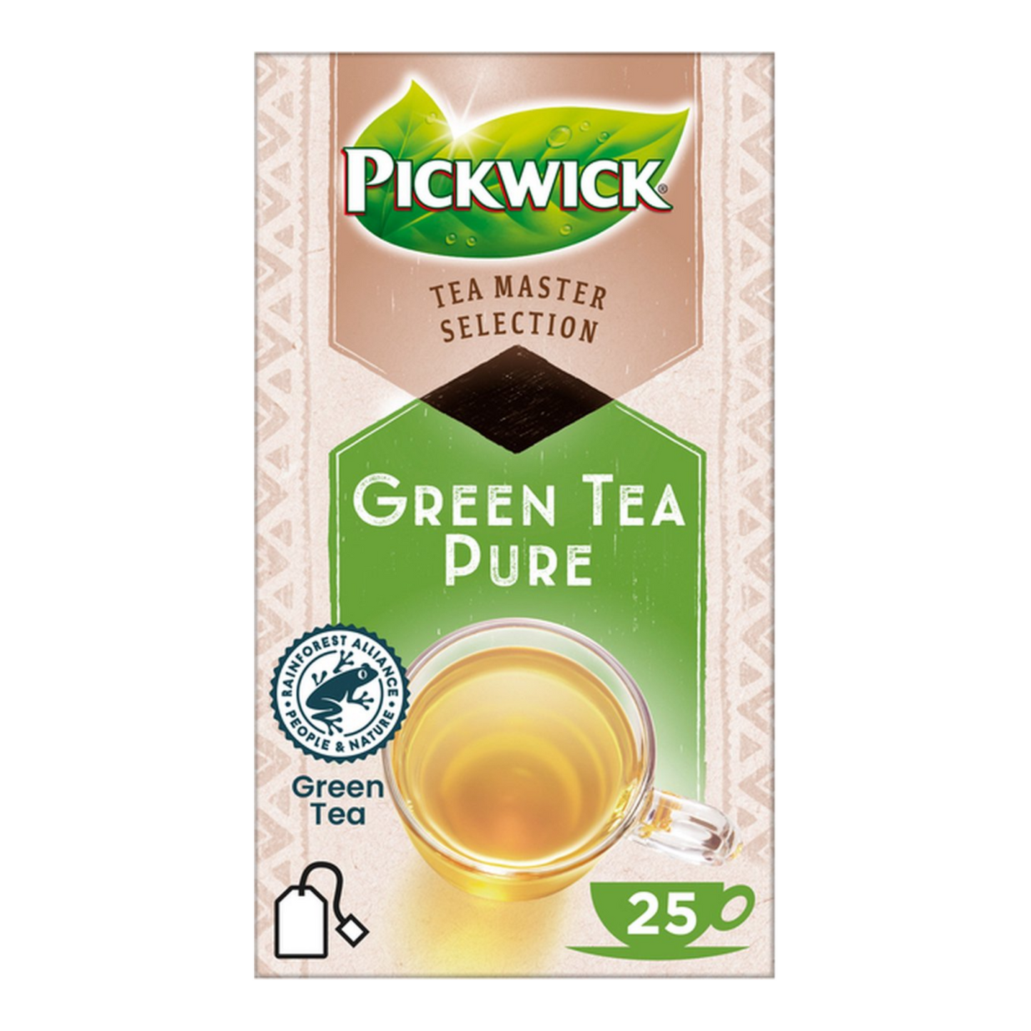 Pickwick tea master selection green tea pure (4x25 stuks)