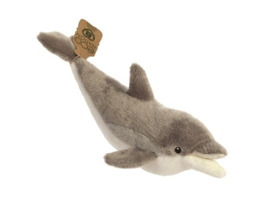 Eco nazione pluchen coccole delfino 28 cm