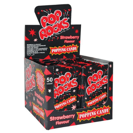 Zeta pop rock fragola (50 pezzi)