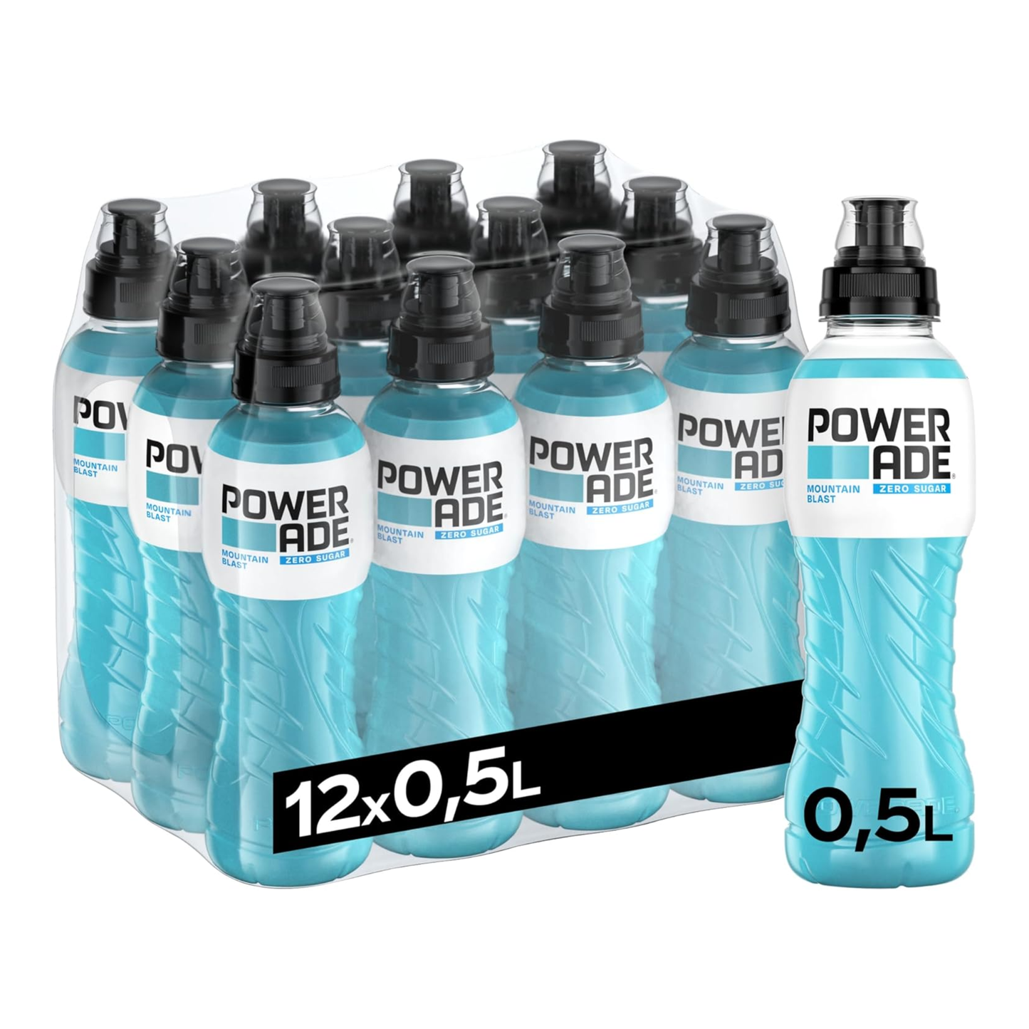 Tappo Powerade zero mountain blast (12x 50cl)