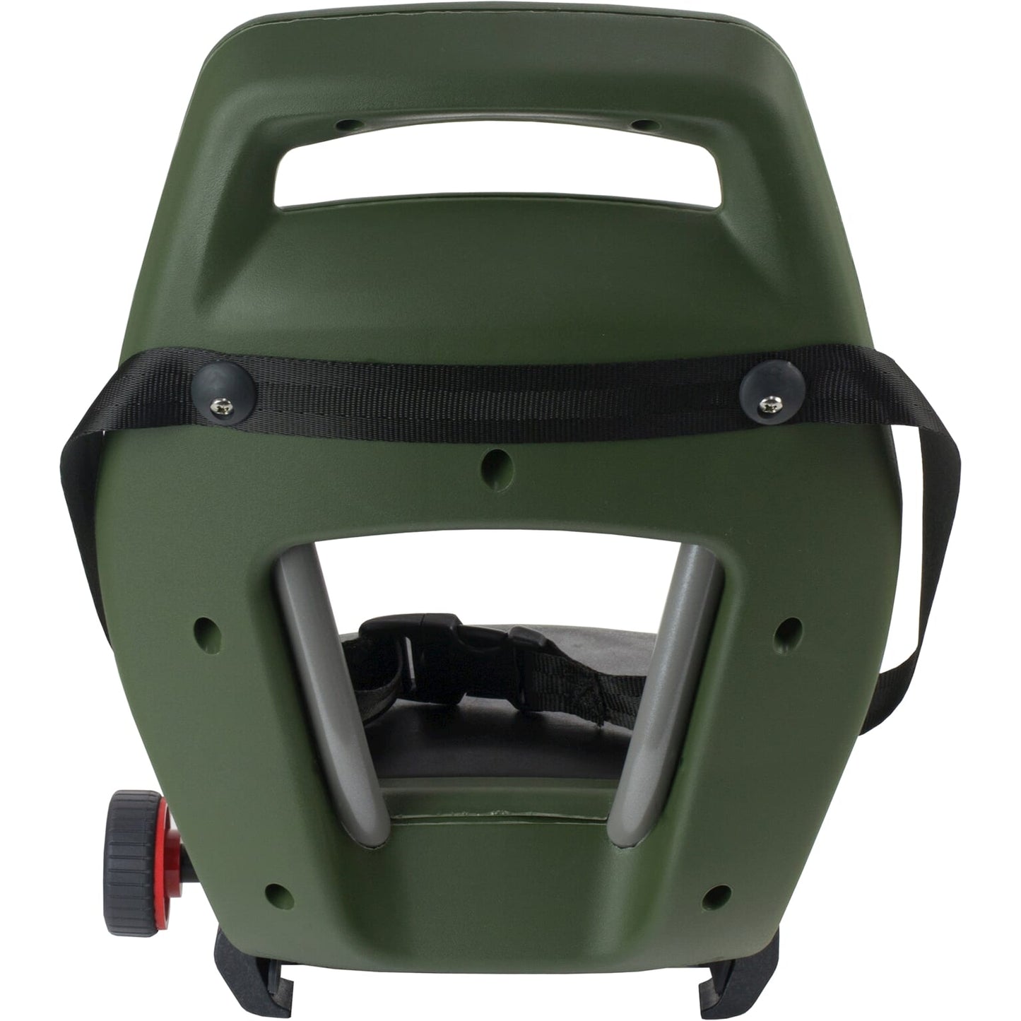 asiento trasero junior 6+ reposapiés + cinturón verde militar negro