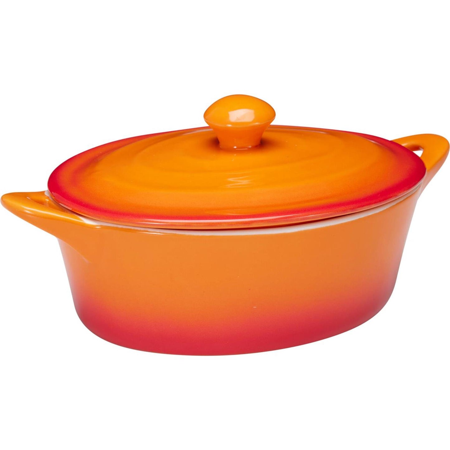 Eccellente pentola per stoviglie in porcellana con coperchio 600ml