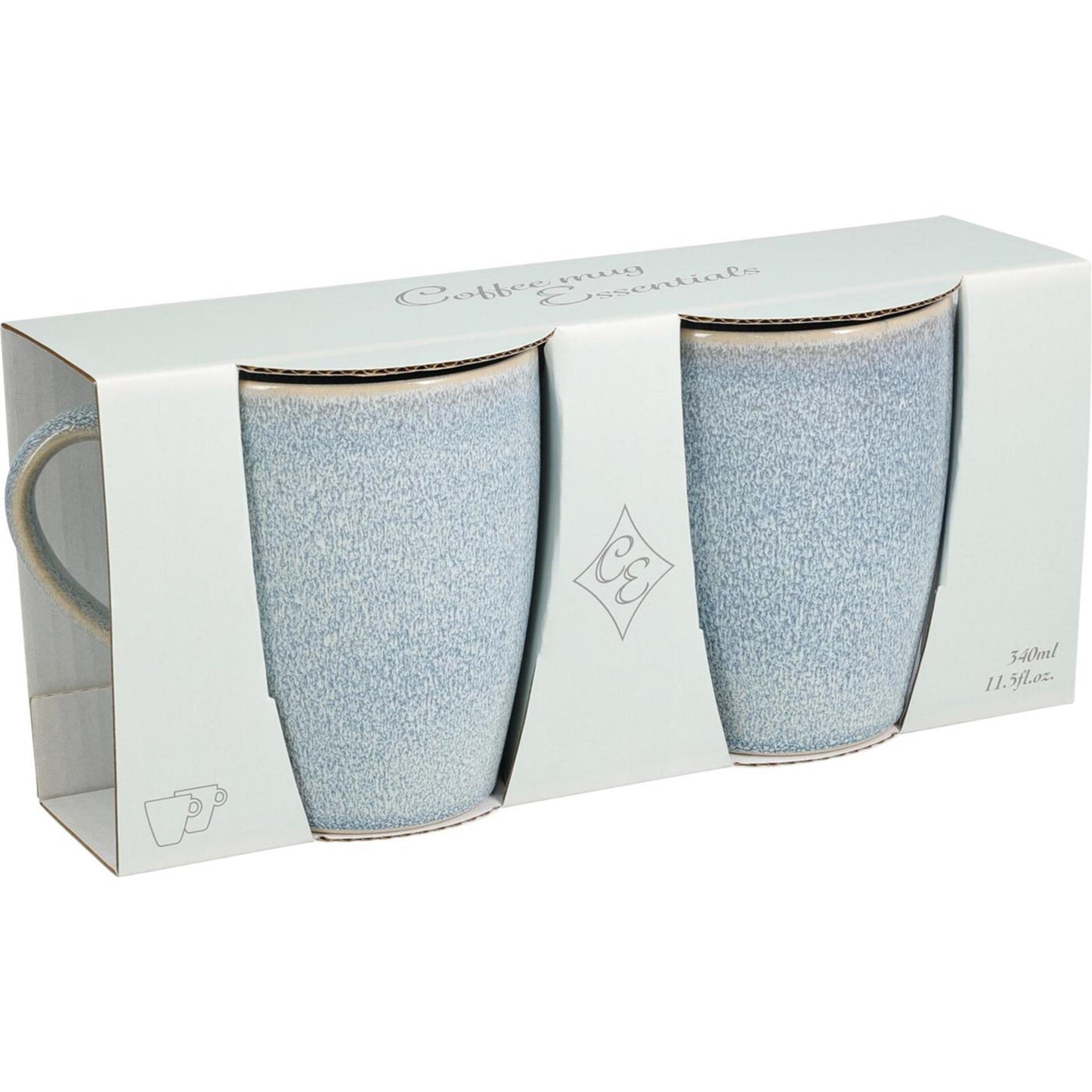 Z1 set 2 mug in gres terracotta 340ml