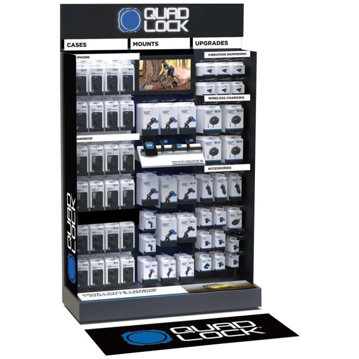 Negozio Quad Lock nell'esposizione del negozio