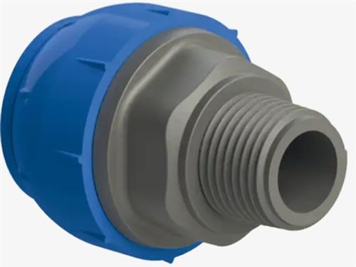 Giunto Alusic ø22mm - 1 2 filetto maschio