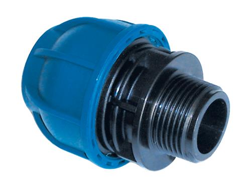 Racor alusic ø25mm - 1 rosca macho