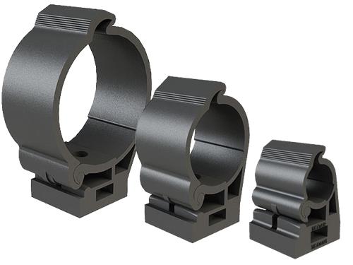 Abrazadera de montaje alusica ø40mm