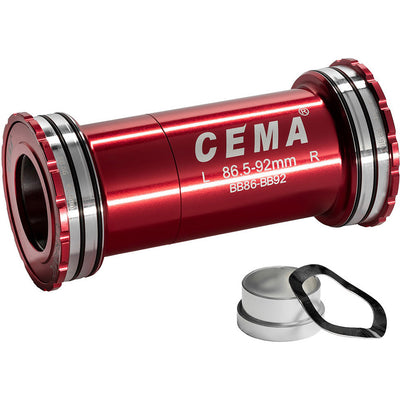 Cema Bracketas BB86-BB92 Int. Sram gxp-keramic-rojo