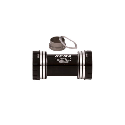 Cema Bracketas BB30 Interlock SRAM GXP-RVS-ZWART