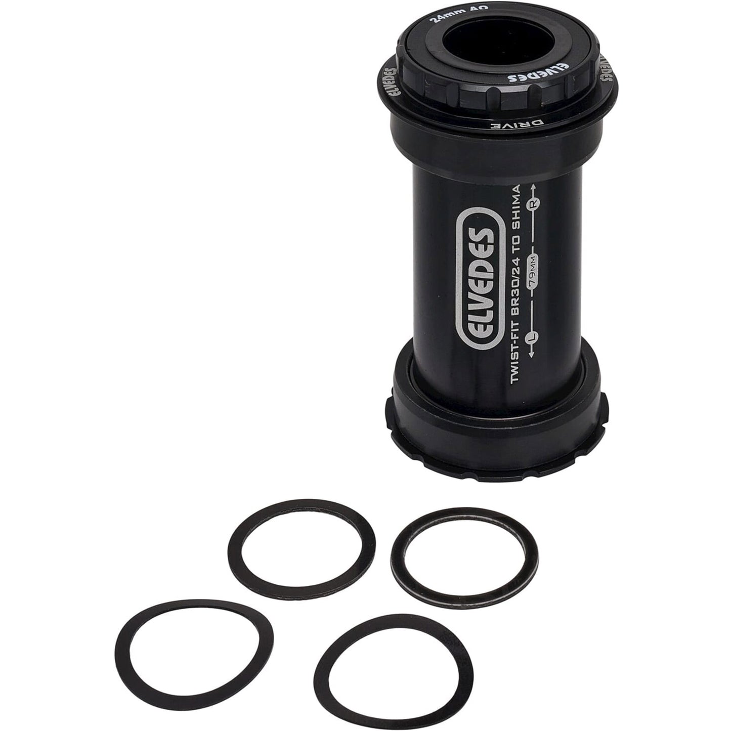 Elvedes Bottom Supracket Adapter Twistfit BB Derecho Shimano 24 mm