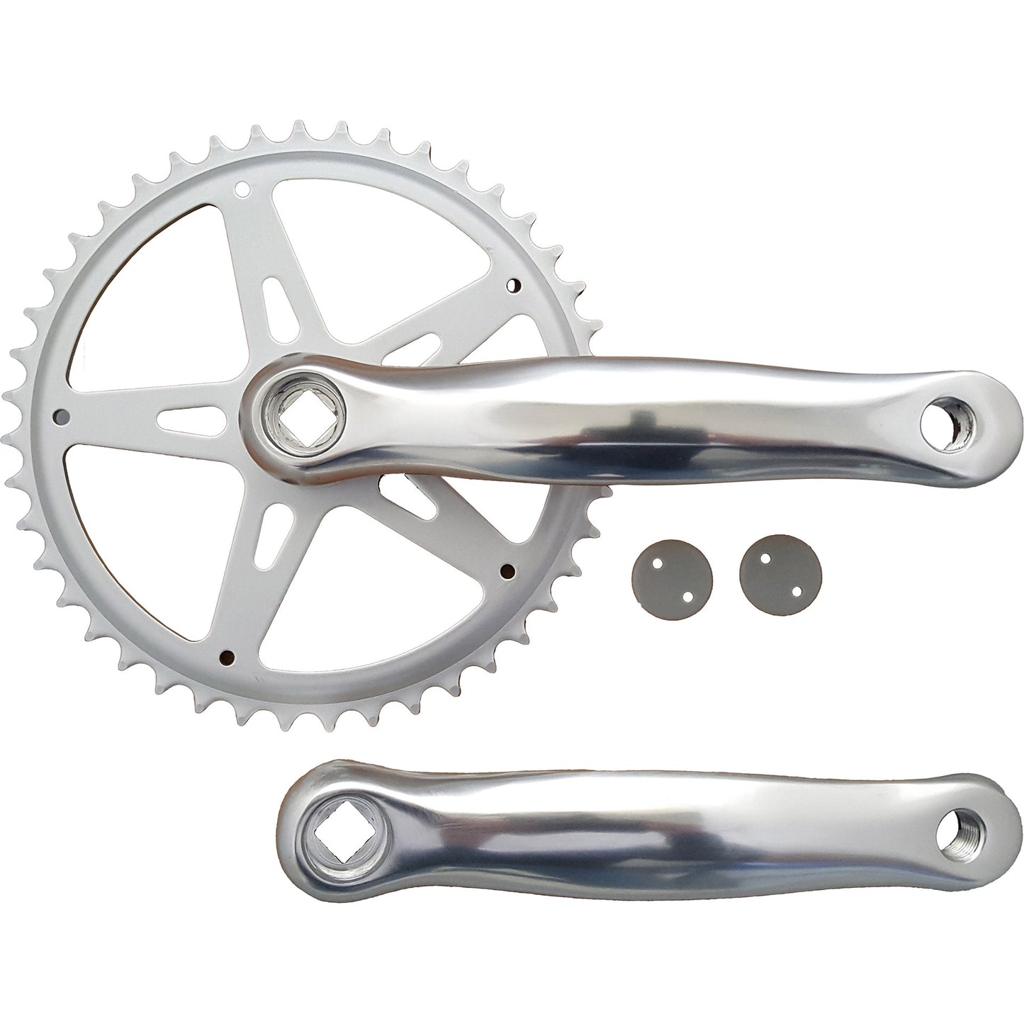 Set di manovella a catena CL012 44T 170mm 3 32 argento