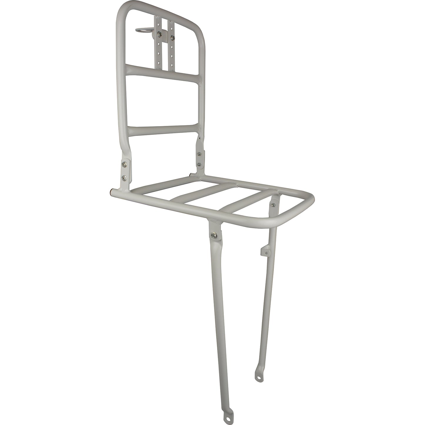 Front carrier 26 white aluminum