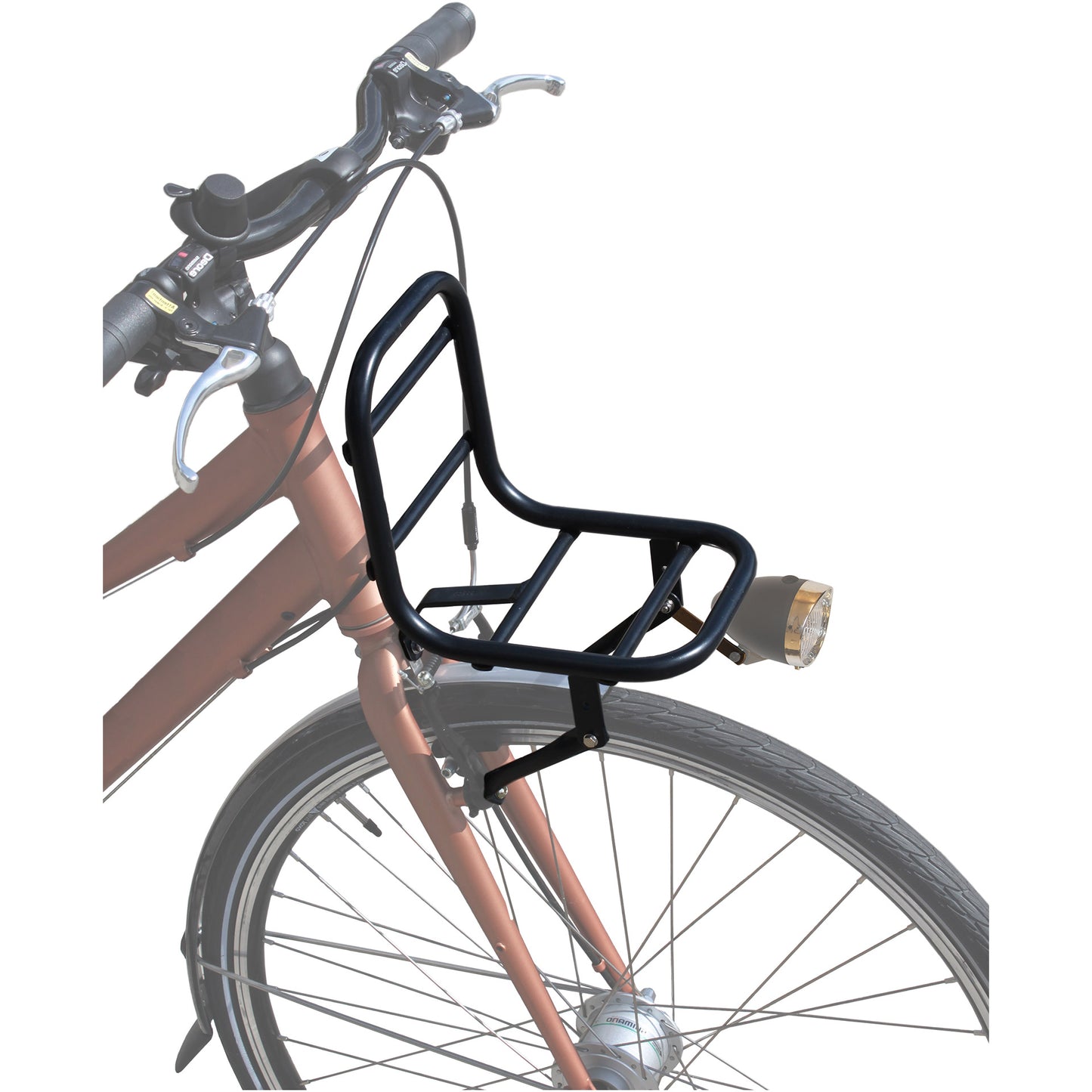 Carrier anteriore V-Brakemontage 20 28 pollici in acciaio nero