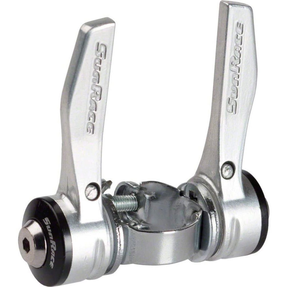 Spilters de tubo SLR30 7SP R7 28.6 mm de aluminio de plata