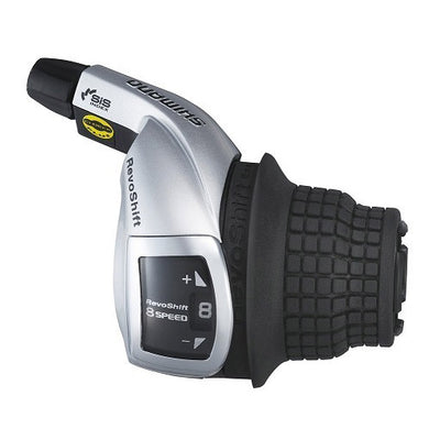 Shimano Revoshifter Tourney 8 velocidad 2050 mm de plata