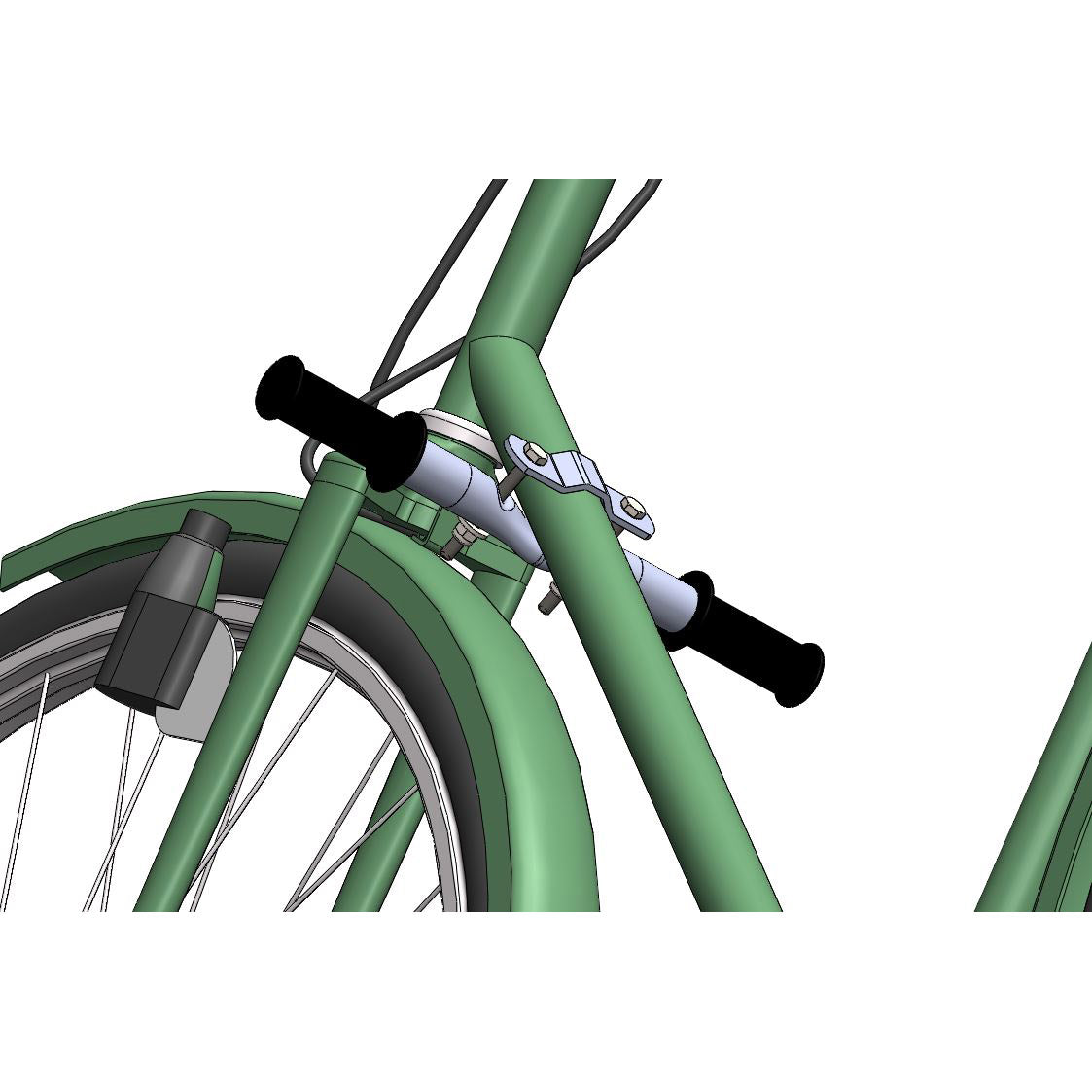 Poggiapiedi per la sella a tubo