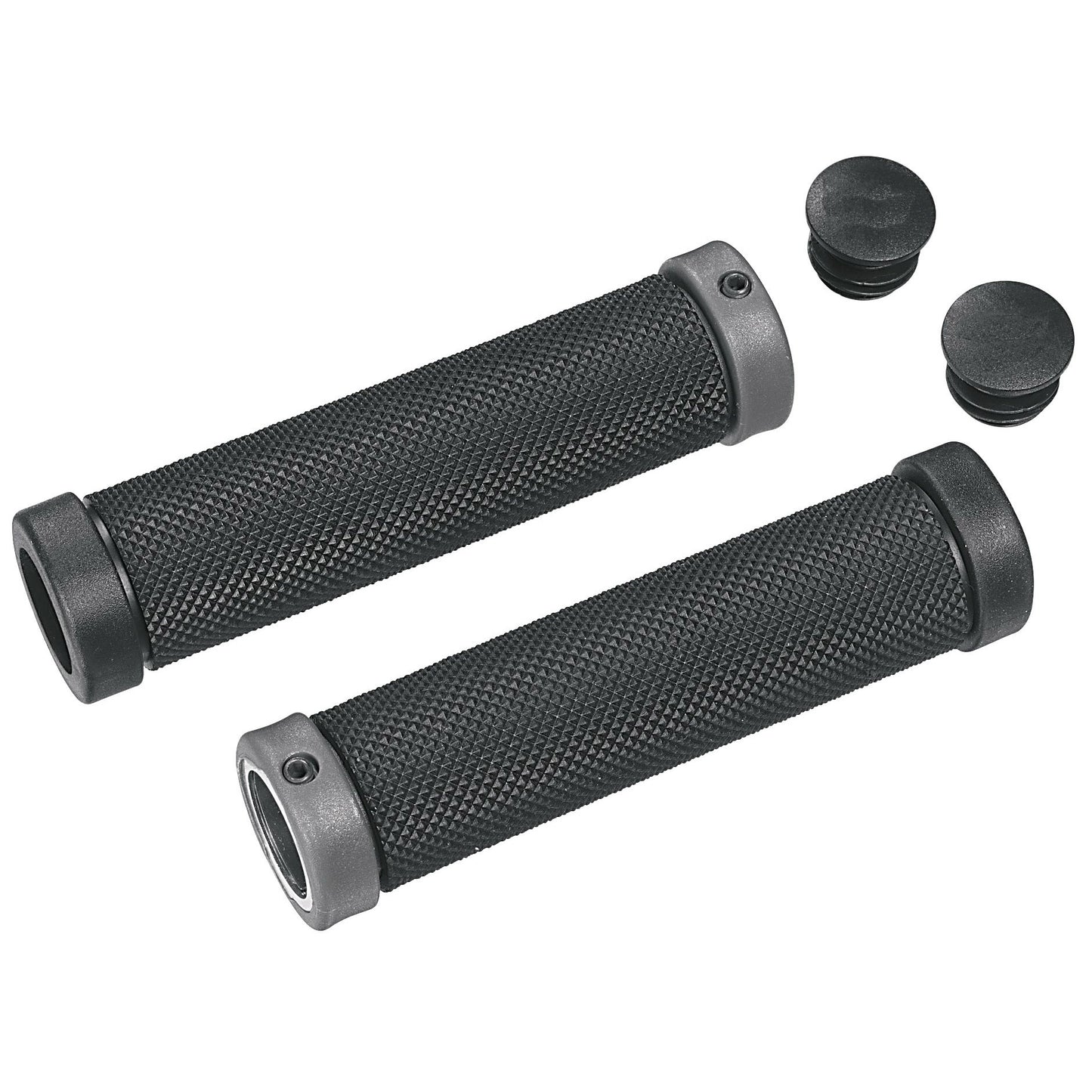 Set di maniglia in alluminio kraton - 130mm - nero