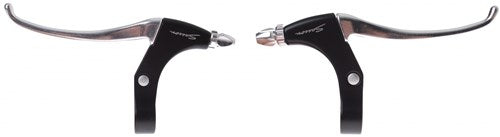 MAGURA Brake Manillar Set RollerBrake de 4 dedos Silver Negro 2 piezas de 2 piezas